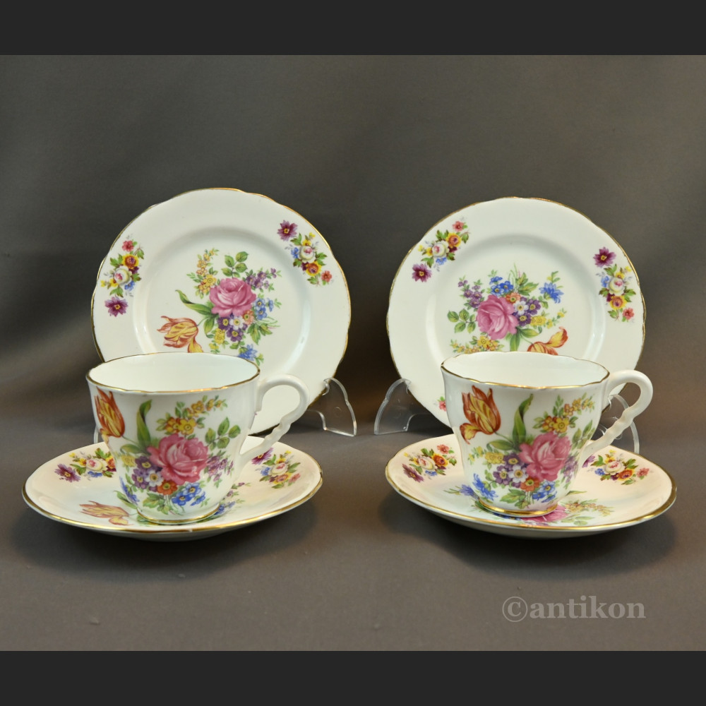 Zestaw dla dwojga romantyczna porcelana 