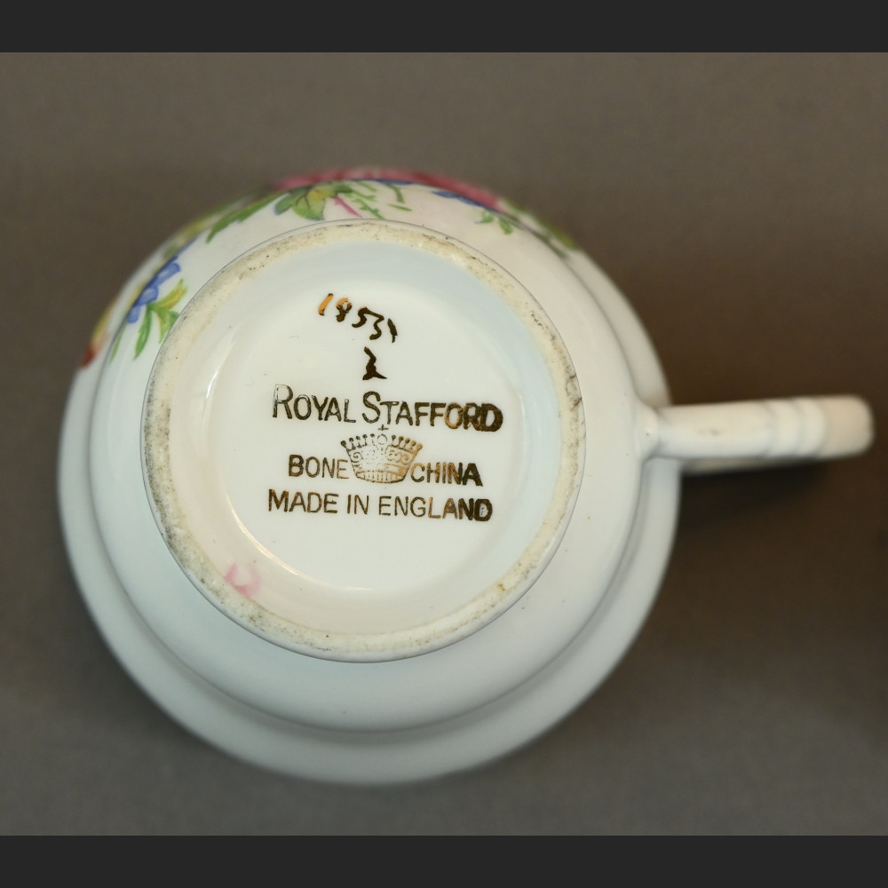 Zestaw dla dwojga romantyczna porcelana 