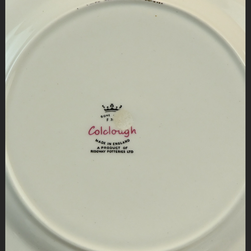 Angielska porcelana serwis do herbaty z paterą Angielska porcelana serwis do herbaty z paterą