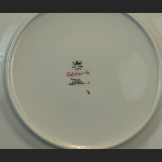 Angielska porcelana serwis do herbaty z paterą Angielska porcelana serwis do herbaty z paterą