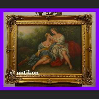 Obraz mitologiczny scena w ogrodzie  Obraz mitologiczny scena w ogrodzie