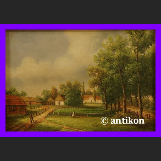 POLSKI DWÓR ŚLICZNY OBRAZ OLEJ DESKA CUDO RAMA POLSKI DWÓR ŚLICZNY OBRAZ OLEJ DESKA CUDO RAMA