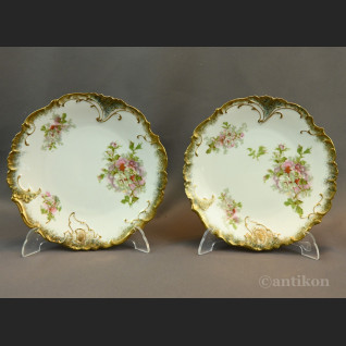 Talerze Limoges ręcznie malowane antyki  Talerze Limoges ręcznie malowane antyki