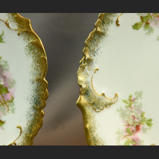 Talerze Limoges ręcznie malowane antyki  Talerze Limoges ręcznie malowane antyki