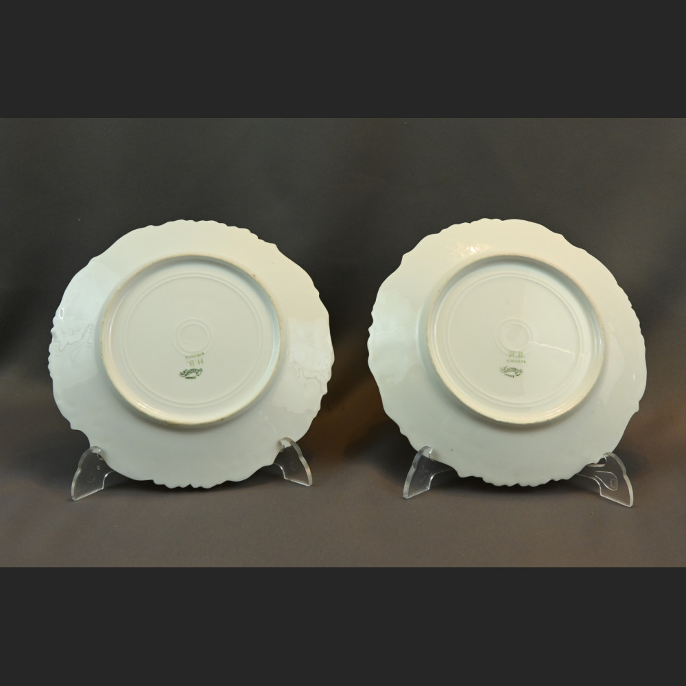 Talerze Limoges ręcznie malowane antyki  Talerze Limoges ręcznie malowane antyki