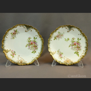 Talerze Limoges ręcznie malowane antyki  Talerze Limoges ręcznie malowane antyki