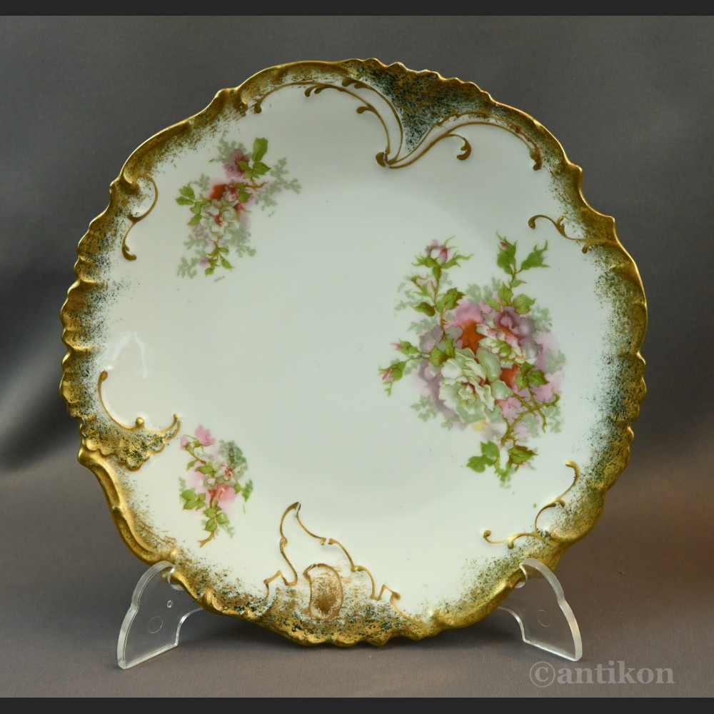 Talerze Limoges ręcznie malowane antyki  Talerze Limoges ręcznie malowane antyki