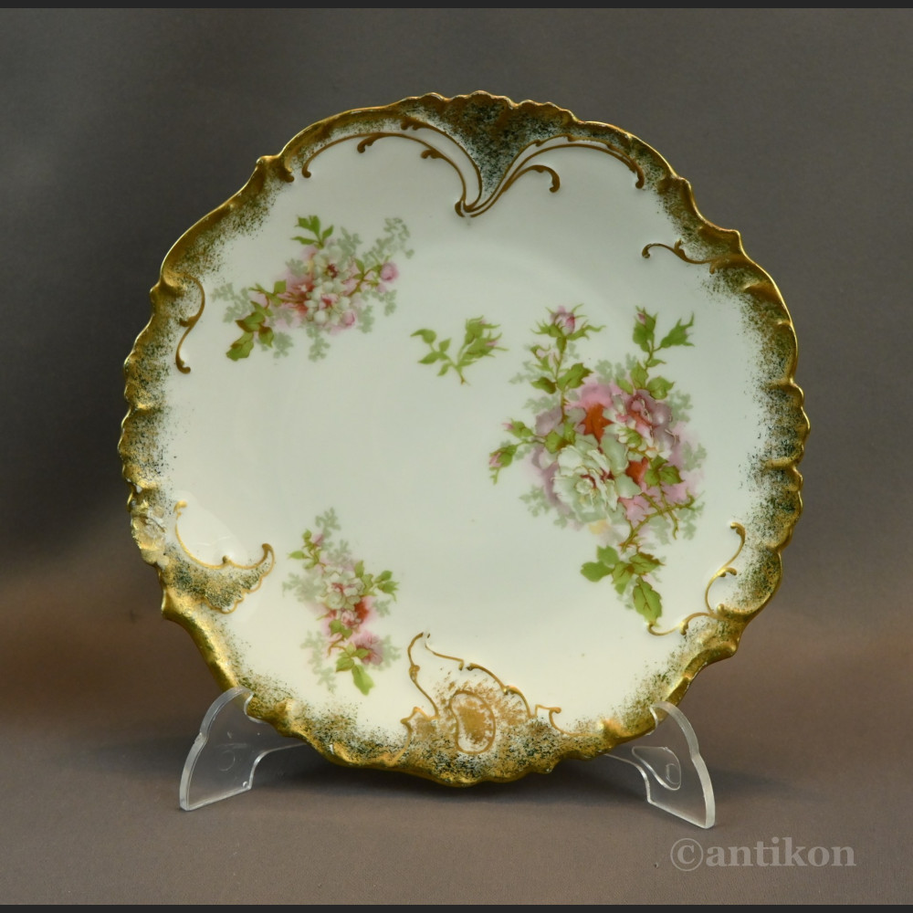 Talerze Limoges ręcznie malowane antyki  Talerze Limoges ręcznie malowane antyki