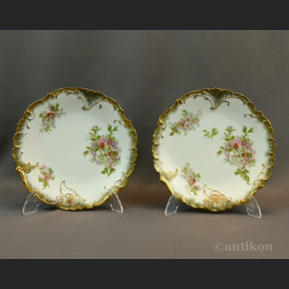 Talerze Limoges ręcznie malowane antyki  Talerze Limoges ręcznie malowane antyki