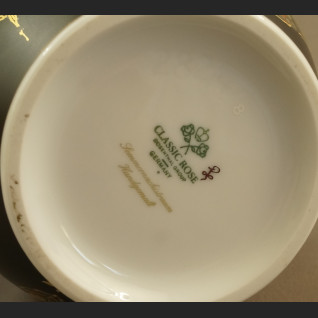 Elegancki wazon Rosenthal czarno złoty  Elegancki wazon Rosenthal czarno złoty