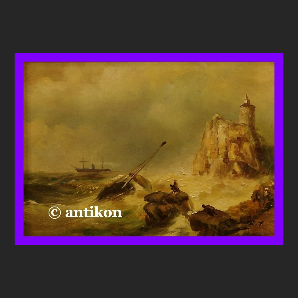 ROZBITKOWIE PRZY LATARNI HOLENDER ŚLICZNY OBRAZ ROZBITKOWIE PRZY LATARNI HOLENDER ŚLICZNY OBRAZ