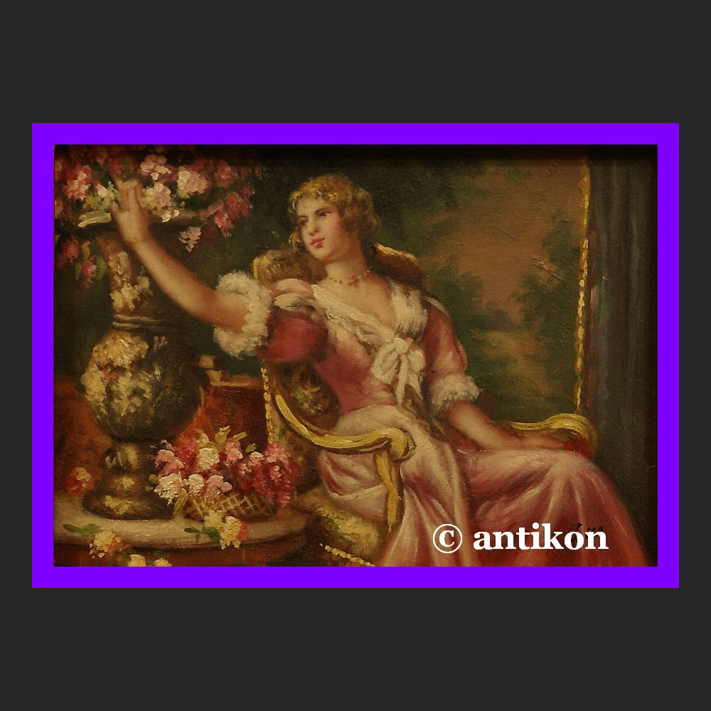 Dama w salonie portret wg. Czachórskiego Dama w salonie portret wg. Czachórskiego