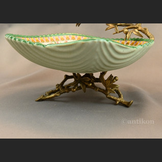 Patera secesyjna z ptaszkami 