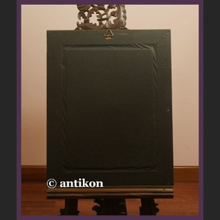 Obraz olejny staropolski Przy studni  Obraz olejny staropolski Przy studni