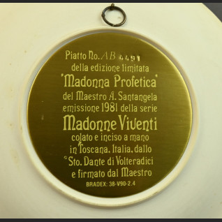 Włoskie Madonny relef z alabastru Włoskie Madonny relef z alabastru