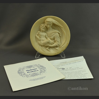 Włoskie Madonny relef z alabastru Włoskie Madonny relef z alabastru