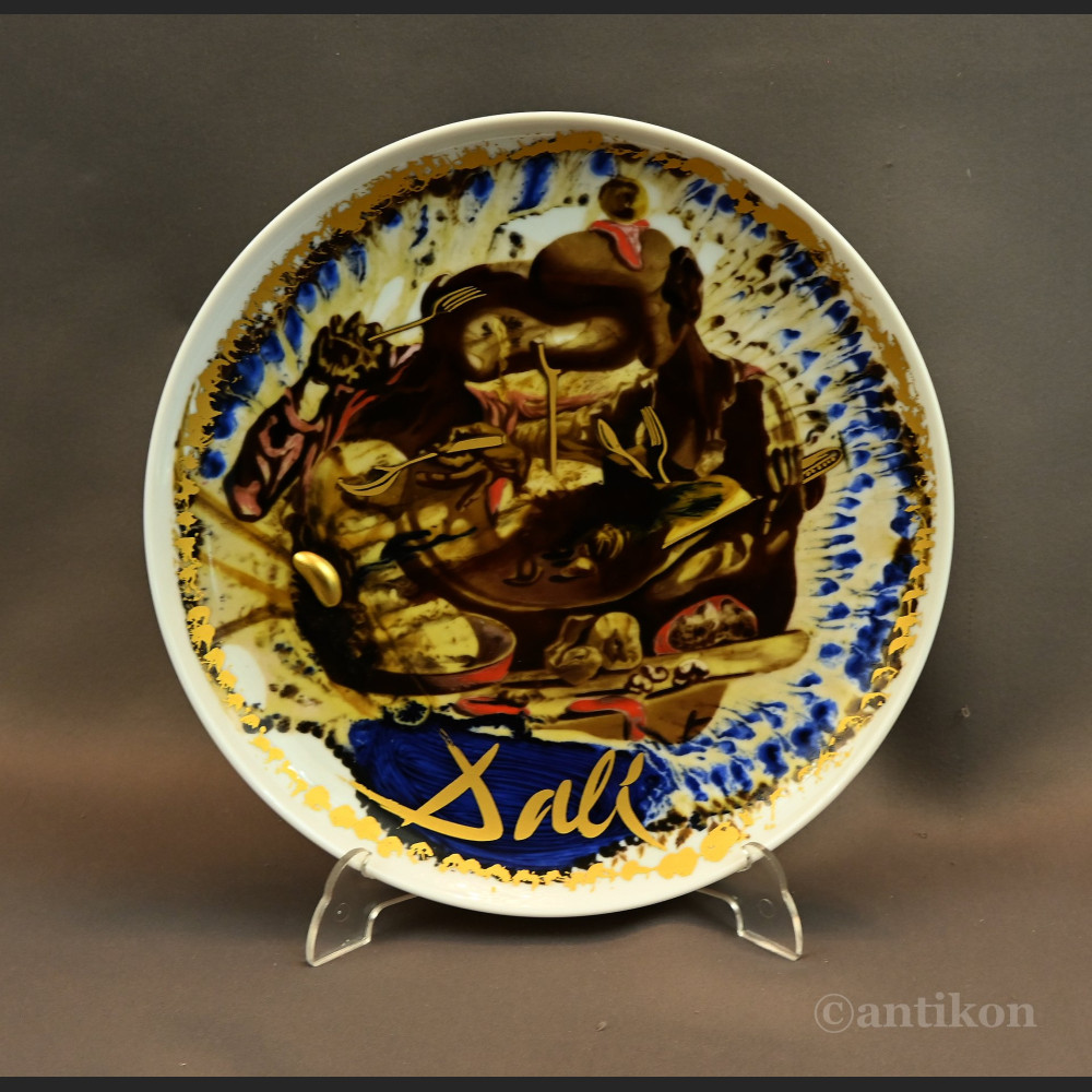 Rosenthal Salvador Dali piękny duży talerz kolekcjonerski  Rosenthal Salvador Dali piękny duży talerz kolekcjonerski