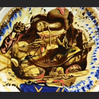 Rosenthal Salvador Dali piękny duży talerz kolekcjonerski  Rosenthal Salvador Dali piękny duży talerz kolekcjonerski