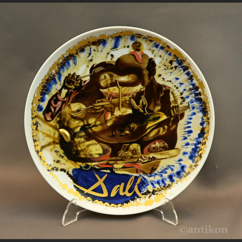 Rosenthal Salvador Dali piękny duży talerz kolekcjonerski  Rosenthal Salvador Dali piękny duży talerz kolekcjonerski