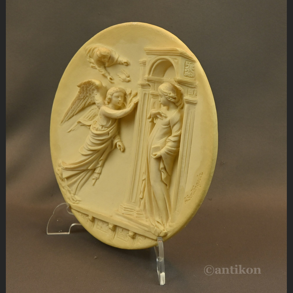 Zwiastowanie Maryi obraz z alabastru 