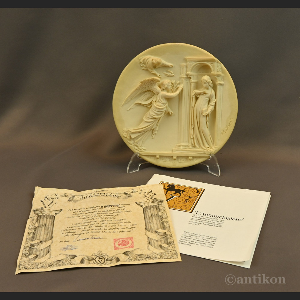 Zwiastowanie Maryi obraz z alabastru 