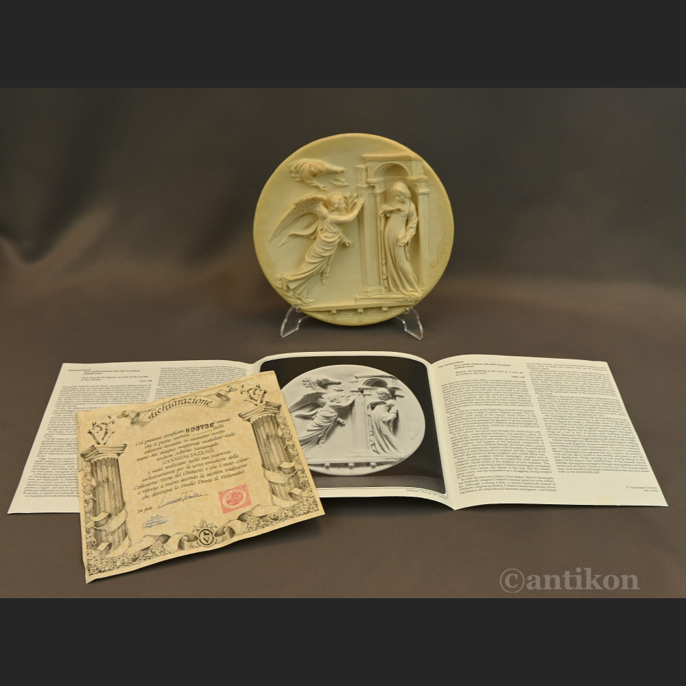 Zwiastowanie Maryi obraz z alabastru 