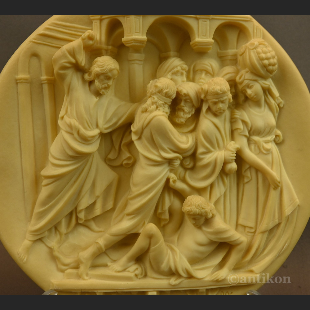 Obraz z alabastru scena biblijna 