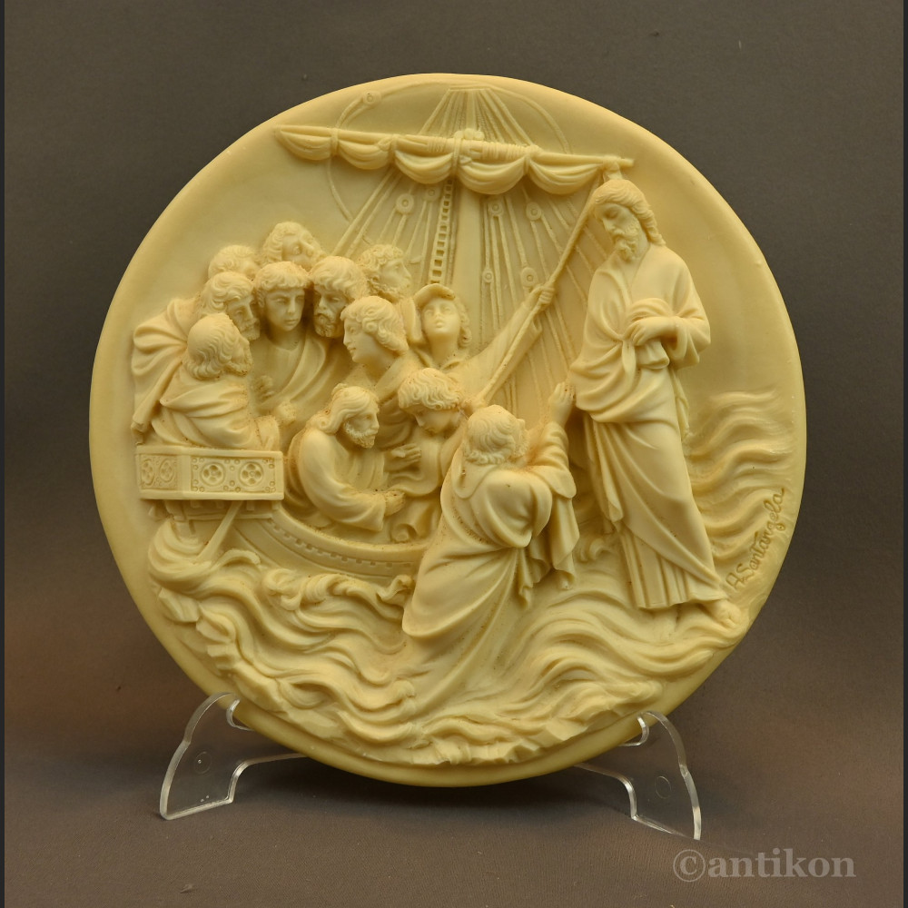 Scena biblijna obraz z alabastru Scena biblijna obraz z alabastru