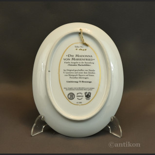 Talerz z Madonną objawienie Talerz z Madonną objawienie