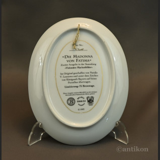 Talerz z Madonną z Fatimy Talerz z Madonną z Fatimy