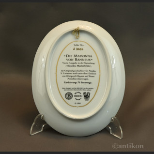 Talerz z Madonną objawienia Maryjne Talerz z Madonną objawienia Maryjne