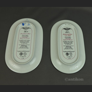 Talerze z aniołami na prezent 