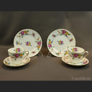 Stara porcelana zestaw dla dwojga prezent 