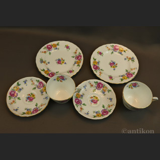 Stary angielski serwis dla dwojga 