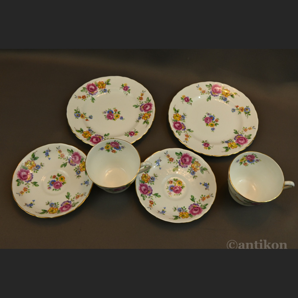 Stary angielski serwis dla dwojga 