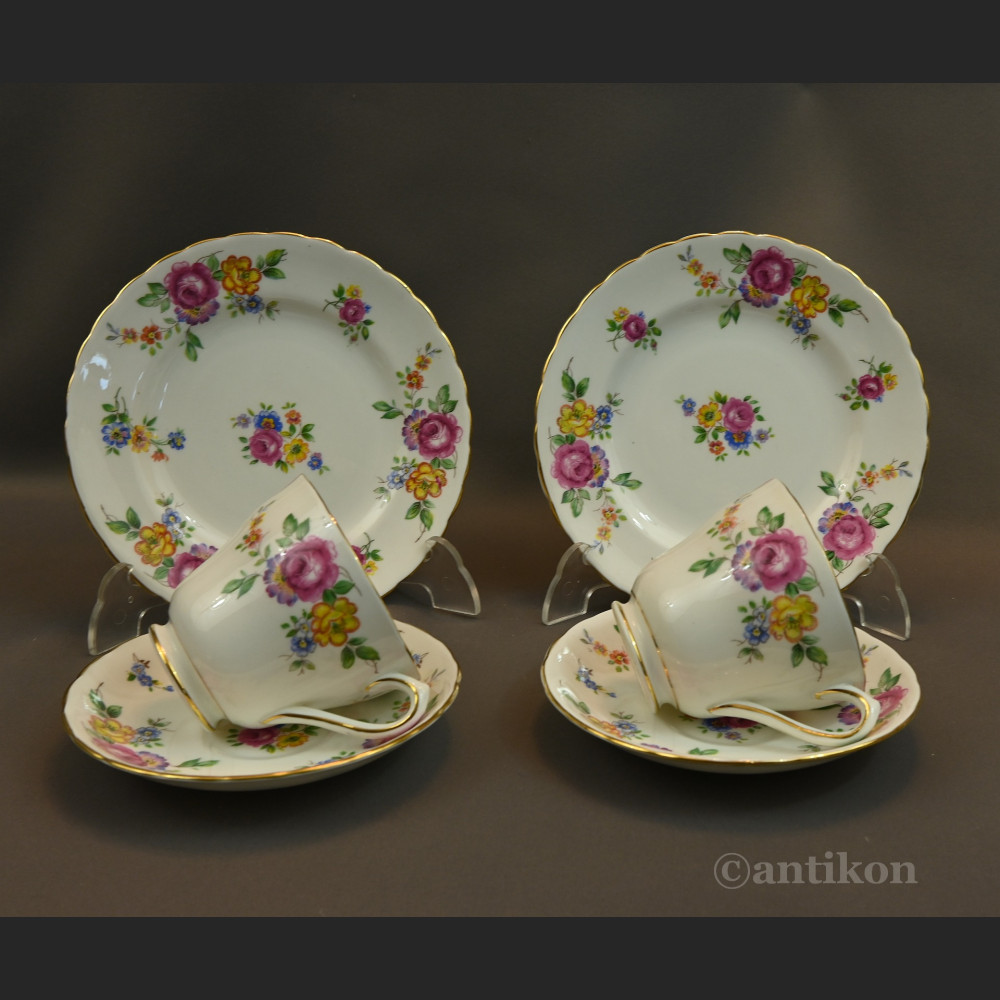 Stary angielski serwis dla dwojga 