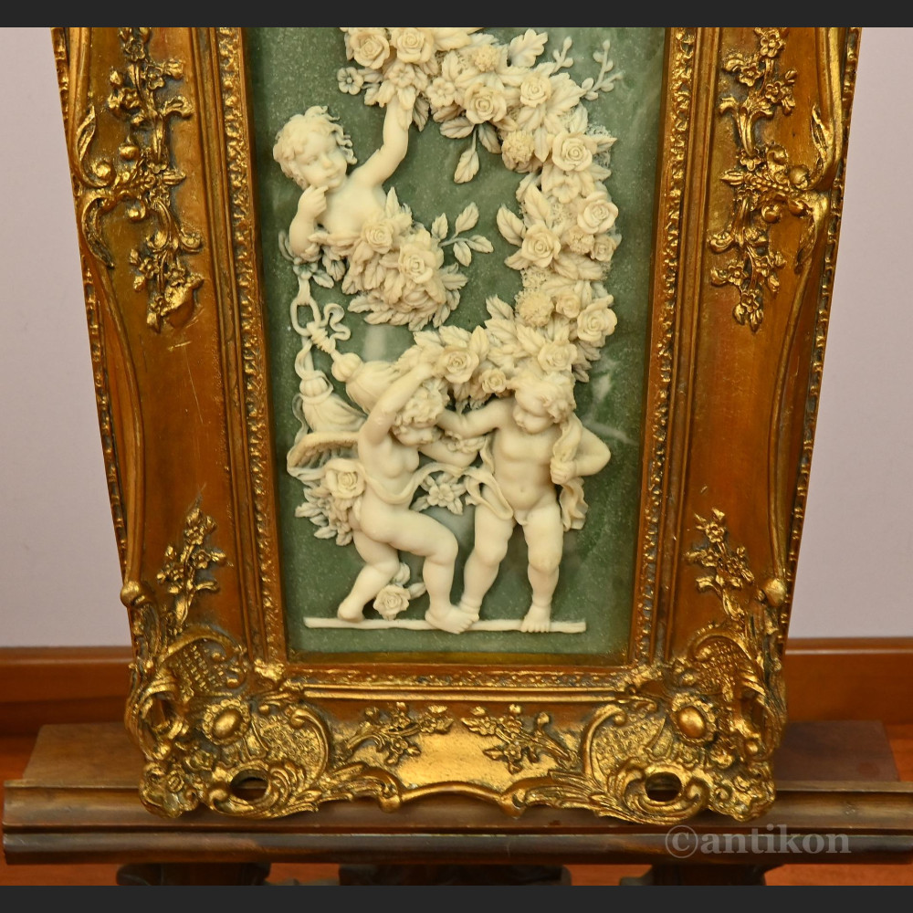 Relief z aniołkami barok styl  Relief z aniołkami barok styl