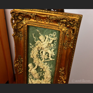 Relief z aniołkami barok styl  Relief z aniołkami barok styl