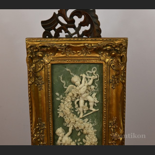 Relief z aniołkami barok styl  Relief z aniołkami barok styl