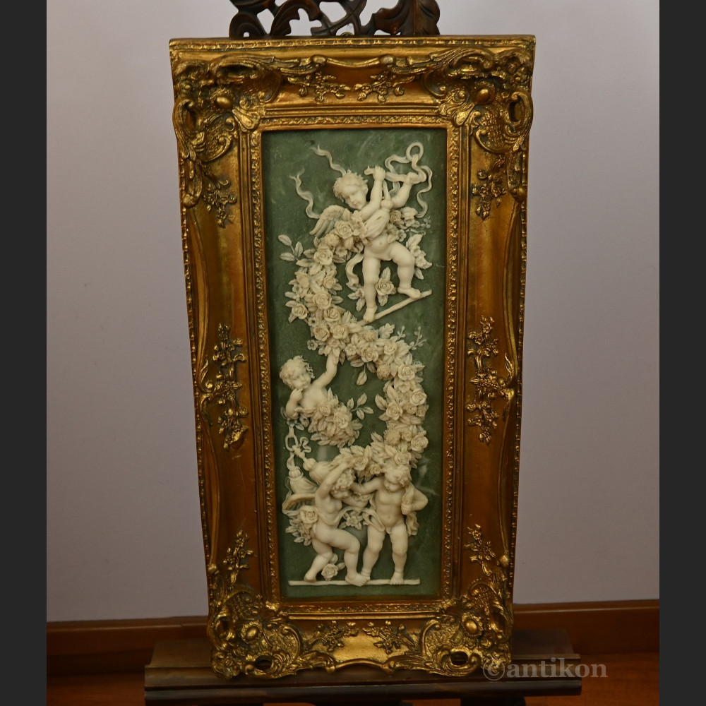 Relief z aniołkami barok styl  Relief z aniołkami barok styl