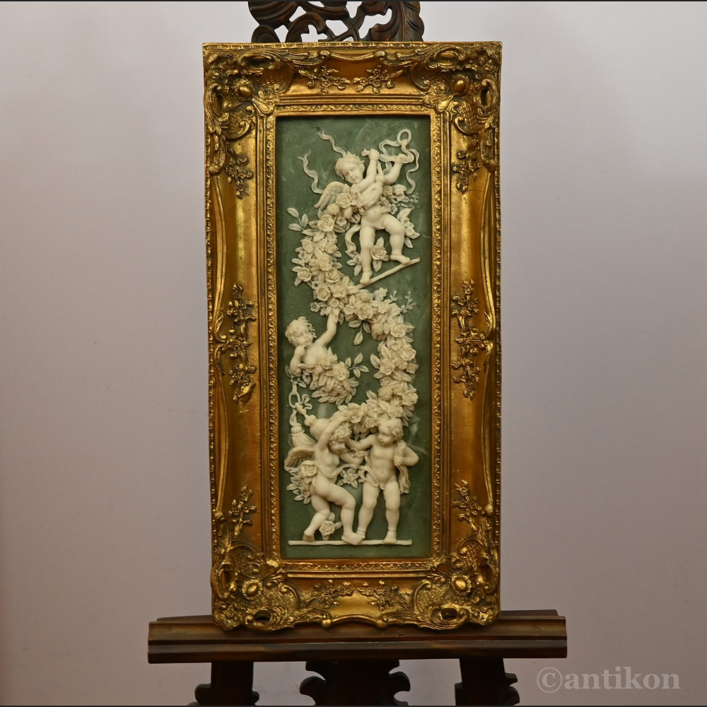 Relief z aniołkami barok styl  Relief z aniołkami barok styl