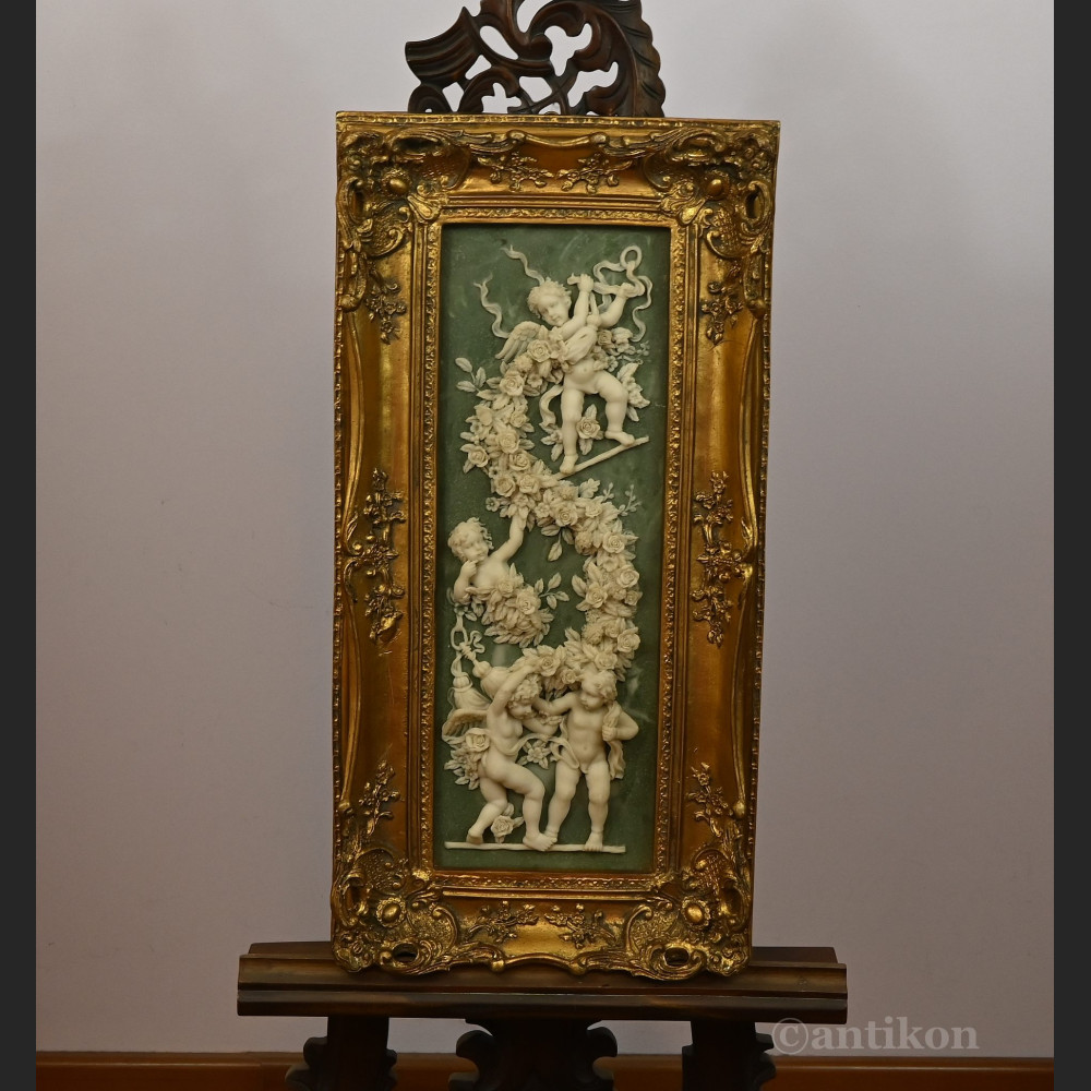 Relief z aniołkami barok styl  Relief z aniołkami barok styl