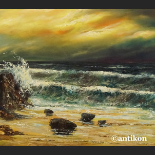 Krajobraz morski duży obraz 