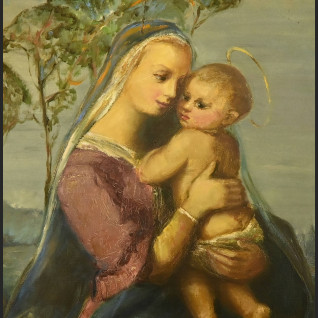 Madonna Rafaela obraz religijny 