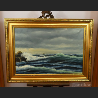 Pejzaż morski duży obraz na płótnie 