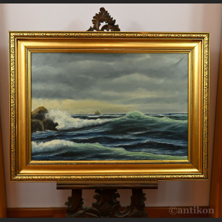 Pejzaż morski duży obraz na płótnie 