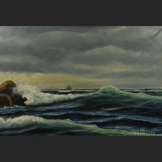 Pejzaż morski duży obraz na płótnie 