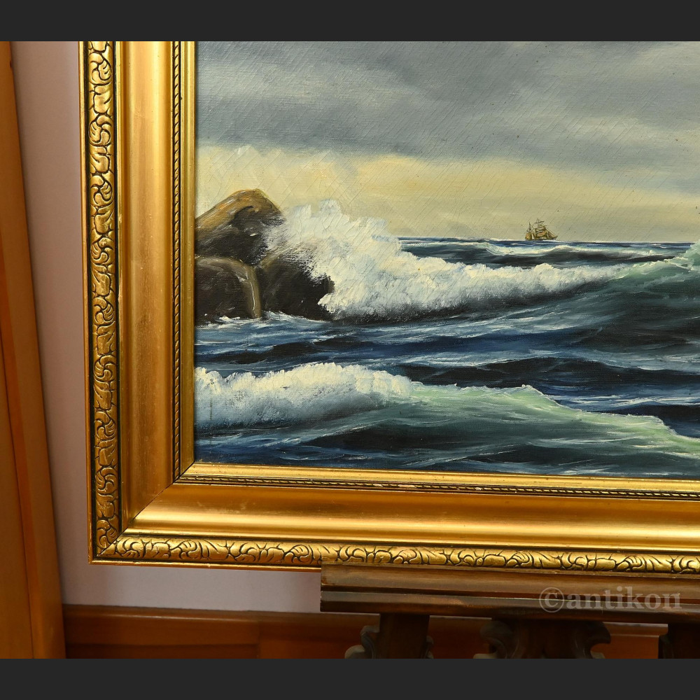 Pejzaż morski duży obraz na płótnie 