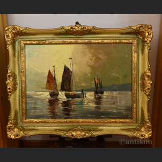 Obraz morski w ramie 