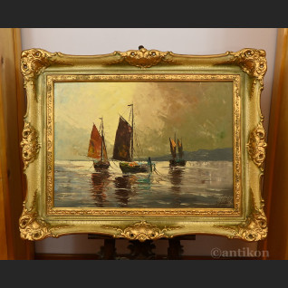 Obraz morski w ramie 